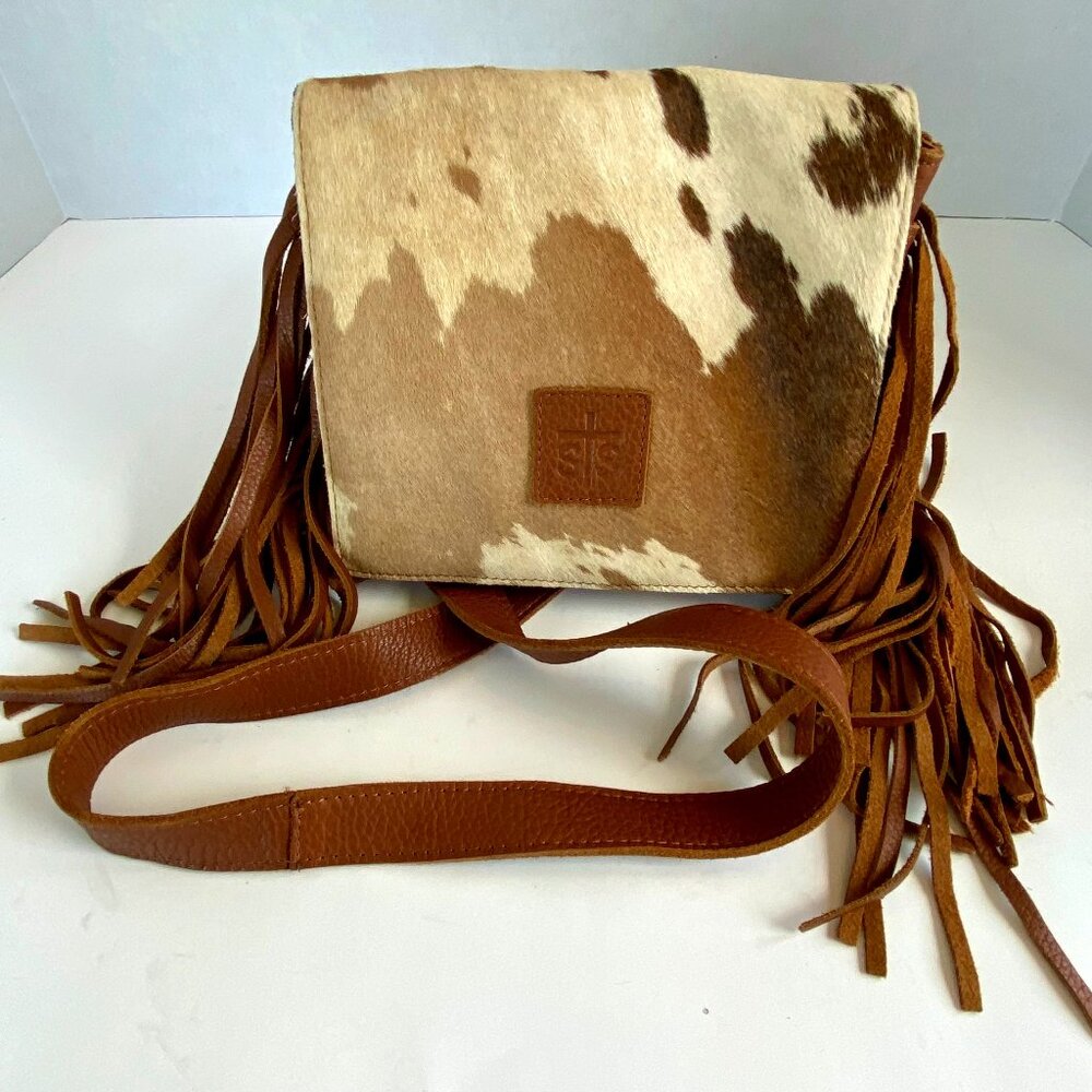 STS Ranch Leather Cowhide Cross Body bag